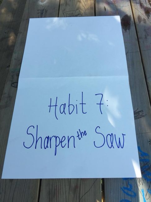 Habits of Kindness: Sharpen the Saw