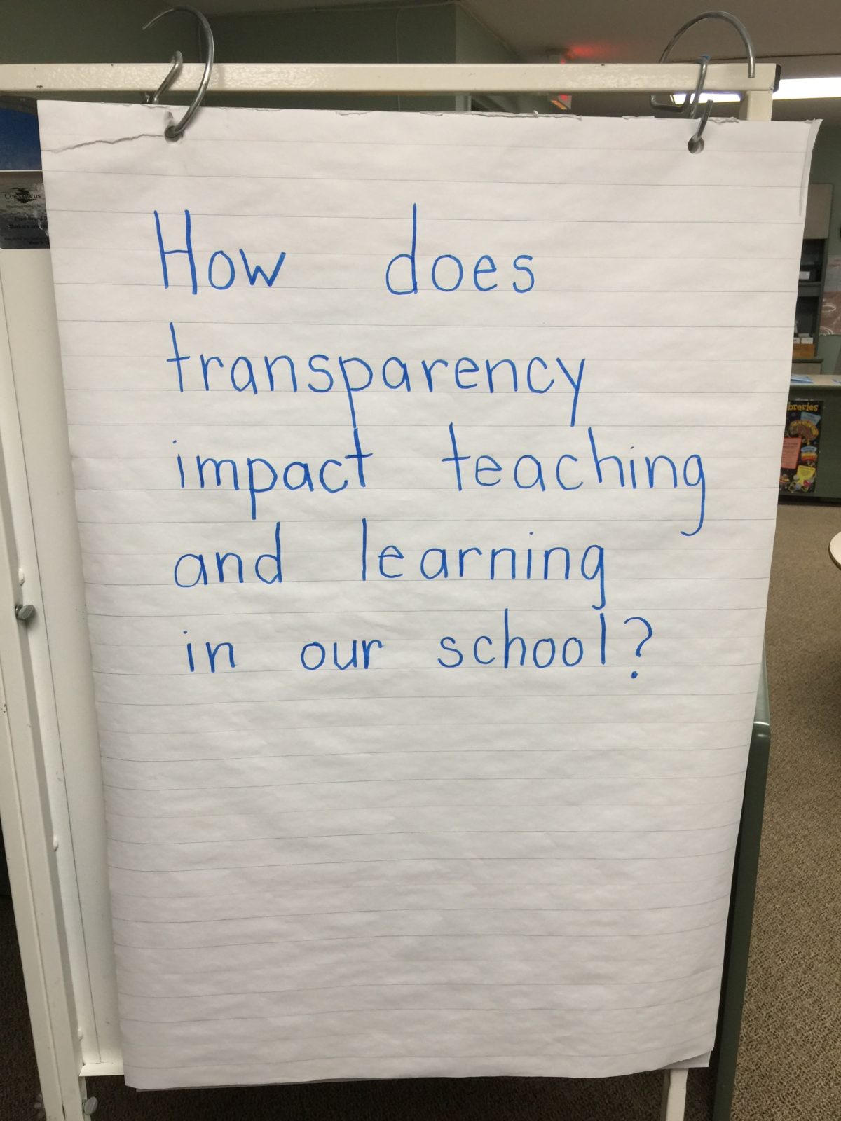 The Transparency Files: OJCS Teacher Pre-Planning